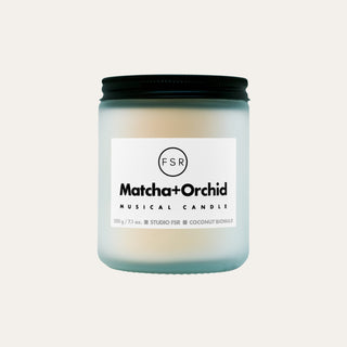 Matcha+Orchid Musical Candle