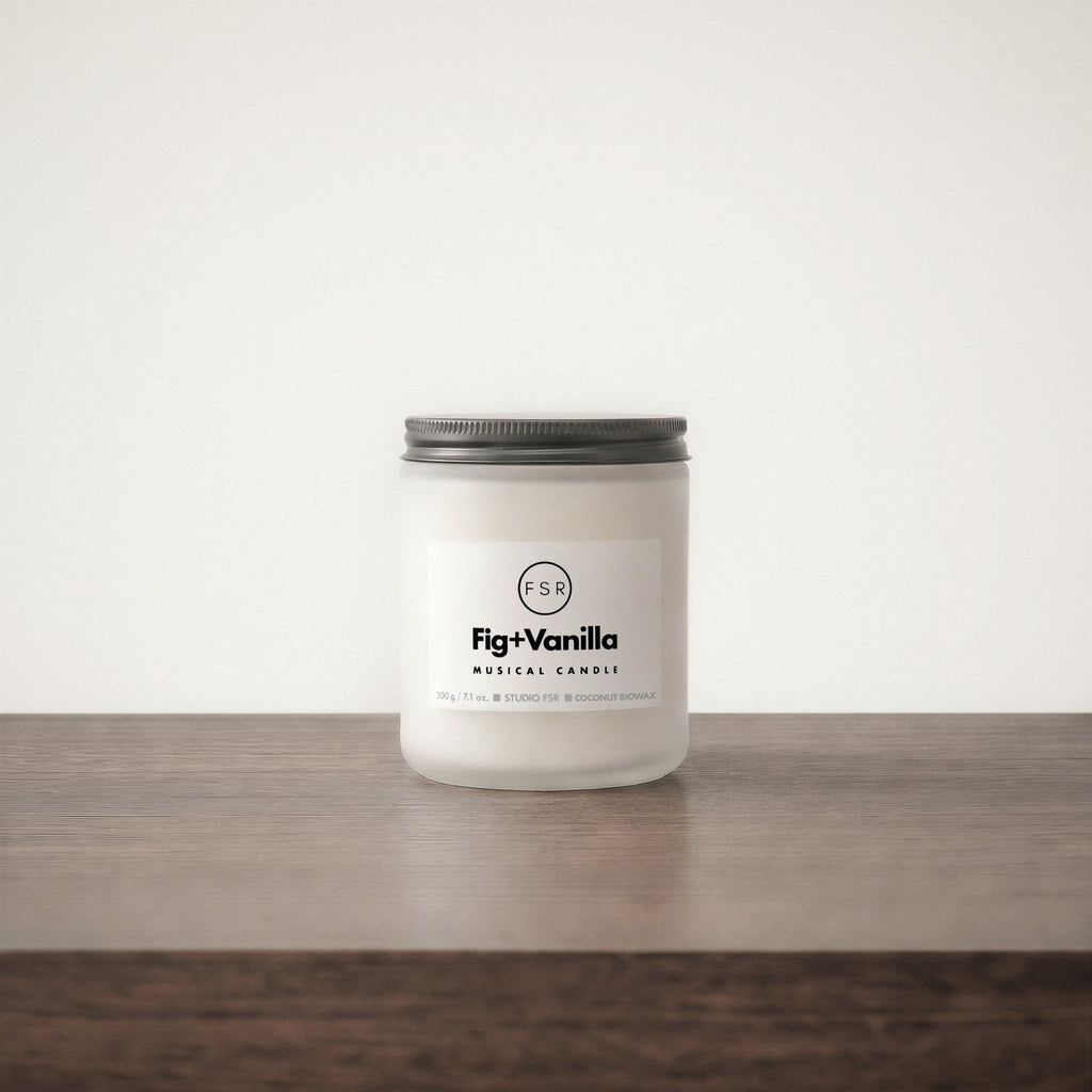 Fig+Vanilla Musical Candle