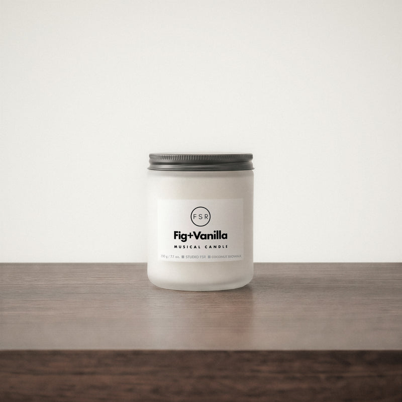 Fig+Vanilla Musical Candle