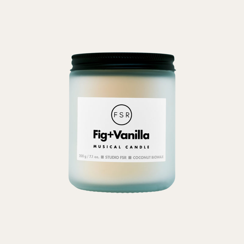 Fig+Vanilla Musical Candle