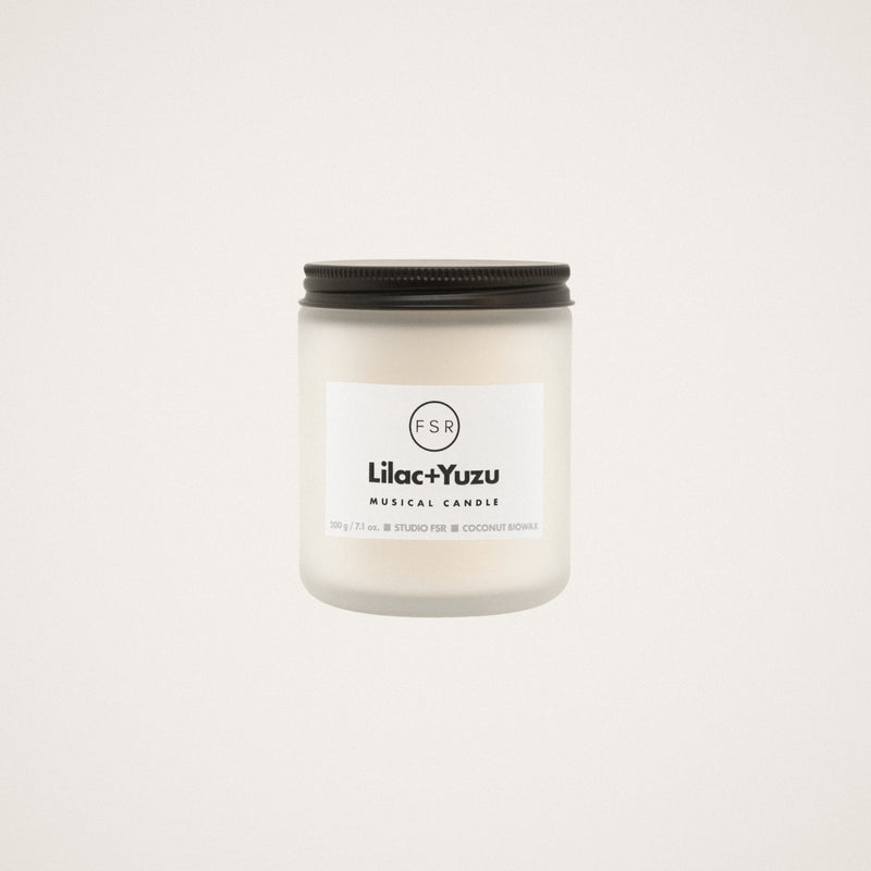 Lilac+Yuzu Musical Candle