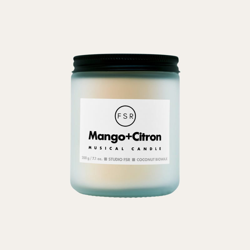 Mango+Citron Musical Candle