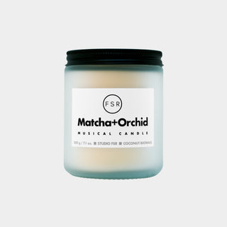 Matcha+Orchid Musical Candle